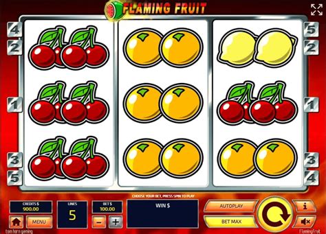 flaming fruit slot|Flaming Fruits Slot Machine .